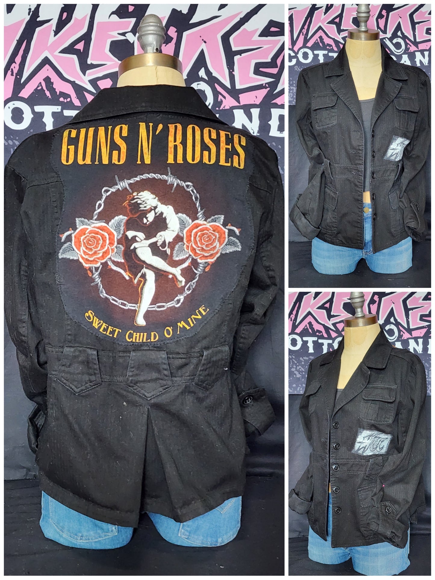 Guns and Roses Black Jacket